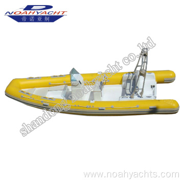 Deep V Semi Rigid Hypalon Inflatable Boats 680cm